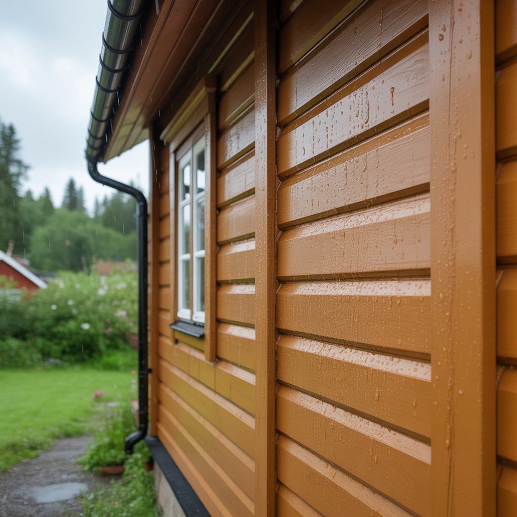 3.Sa skyddar du trafasaden mot vader och vind