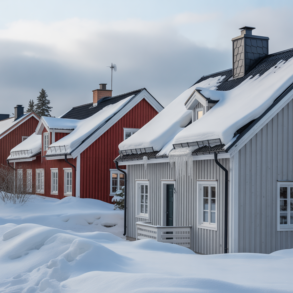 4.Vilka taklosningar fungerar bast vid kraftigt snofall