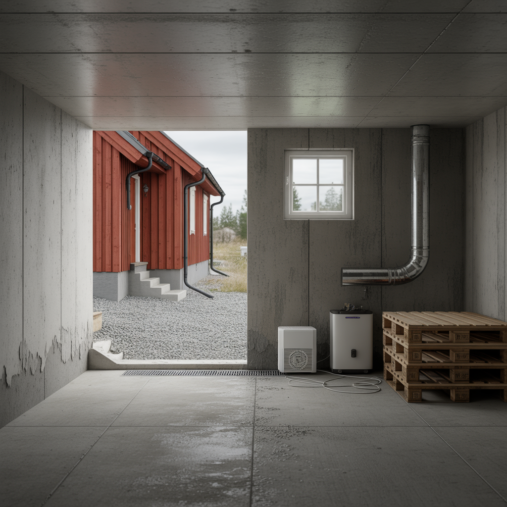 felsok fukt i kallaren typiska orsaker och atgarder