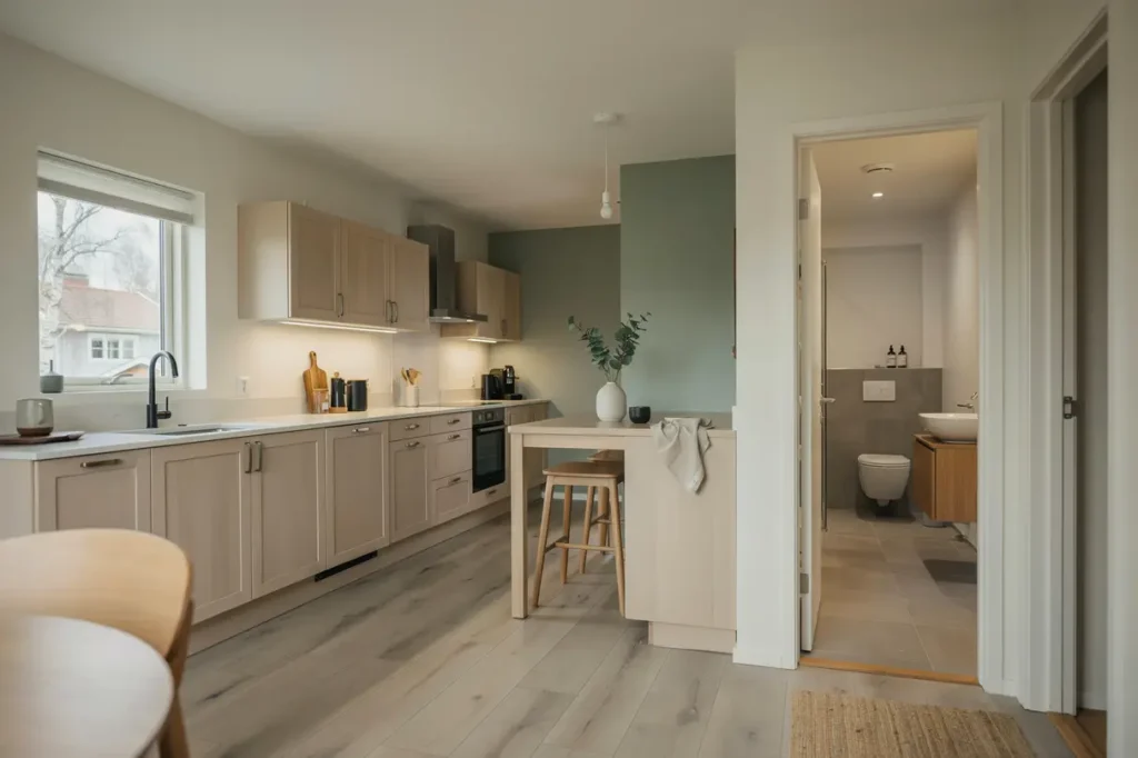 totalrenovering av l genhet med nytt k k och badrum i sibbarp limhamn
