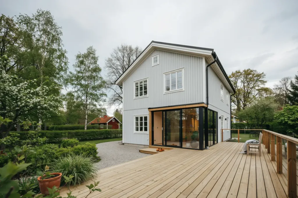 tillbyggnad av uterum och altand ck till villa i sibbarp